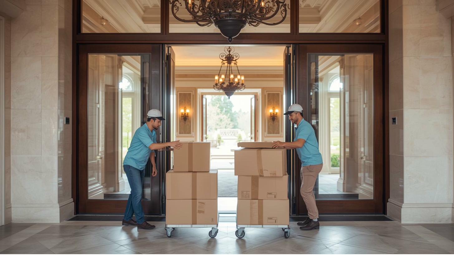Home moving services in Dubai - professional movers packing household items
